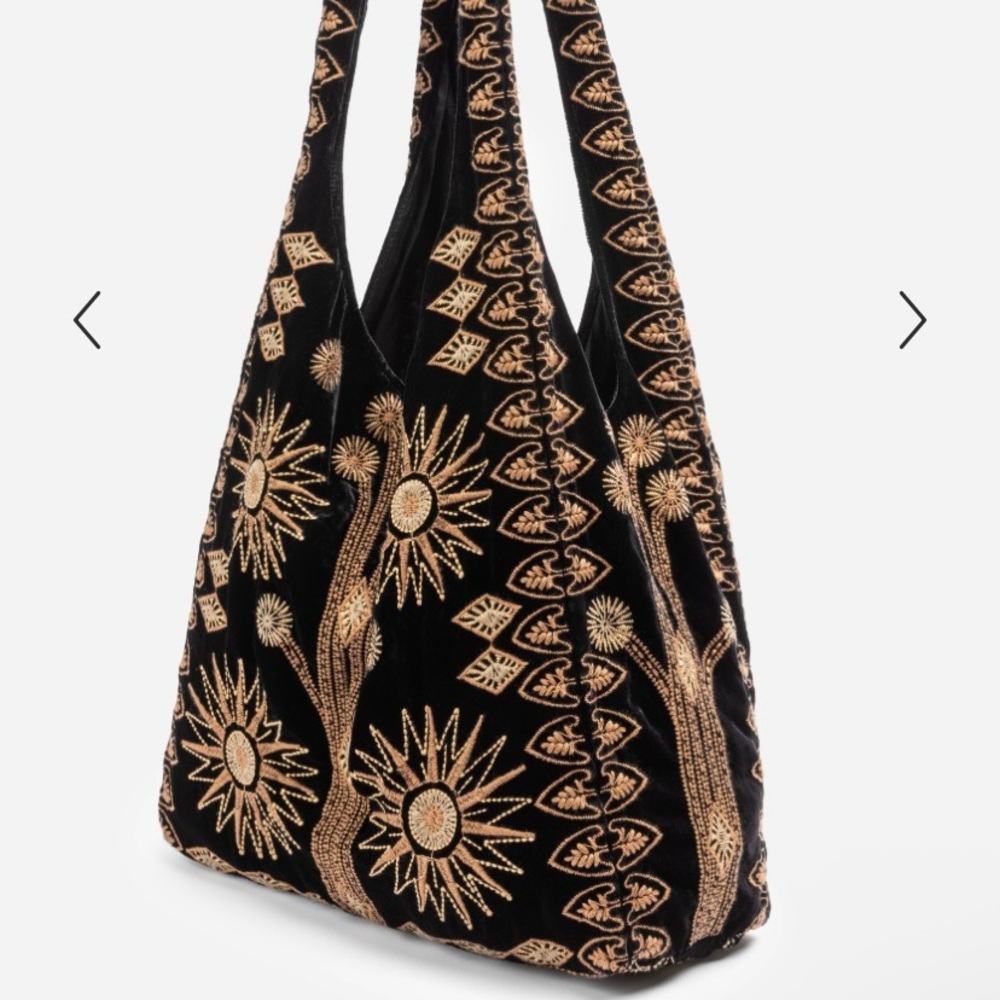 Heidi Velvet Slouchy Tote - Picture 2 of 11